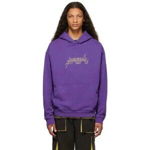 NWT Brain Dead x Them Shred Technology Hoodie, Purple, Size: Medium